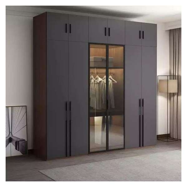 Tủ cánh kính phòng ngủ gỗ MDF giá rẻ QA142